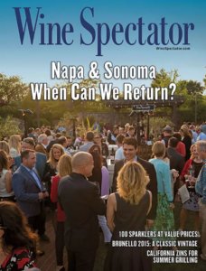 Cover of Wine Spectator Magazine